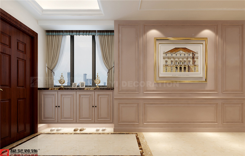 招商雍景灣176平入戶玄關裝修效果圖