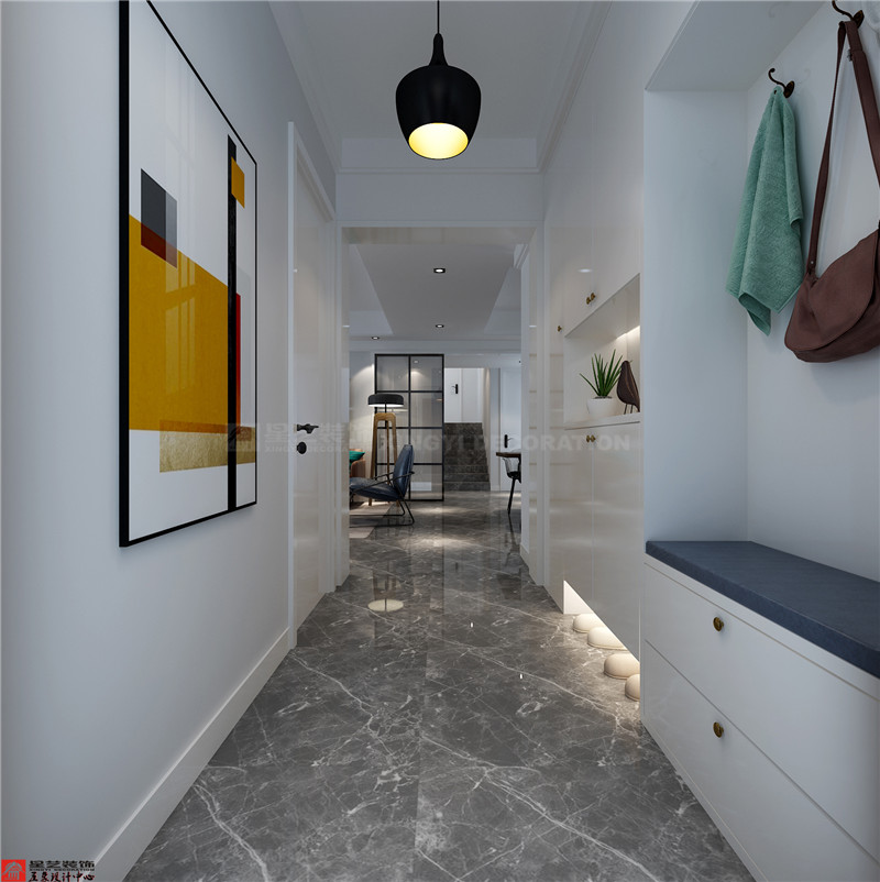 盛邦瓏湖158平入戶(hù)裝修效果圖