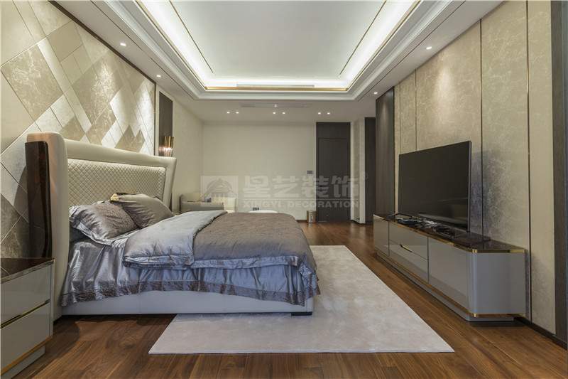 一品尊府220平主臥裝修實景圖