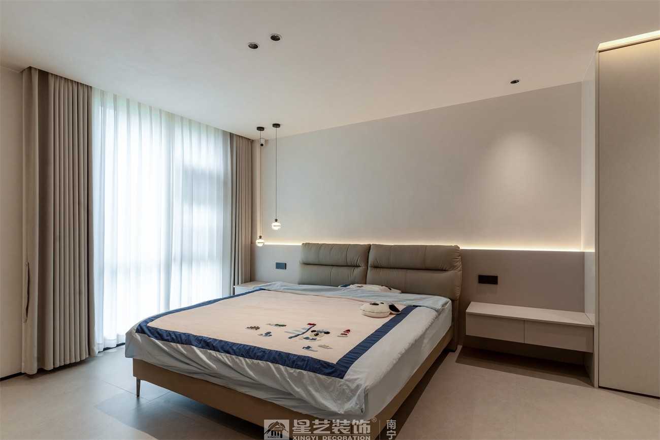 盛世江山300平中古風臥室裝修完工實景圖